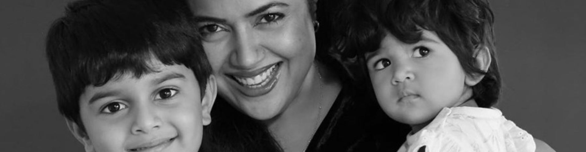 Sameera Reddy Turns 42, Posts A Monochromatic Picture With Kids