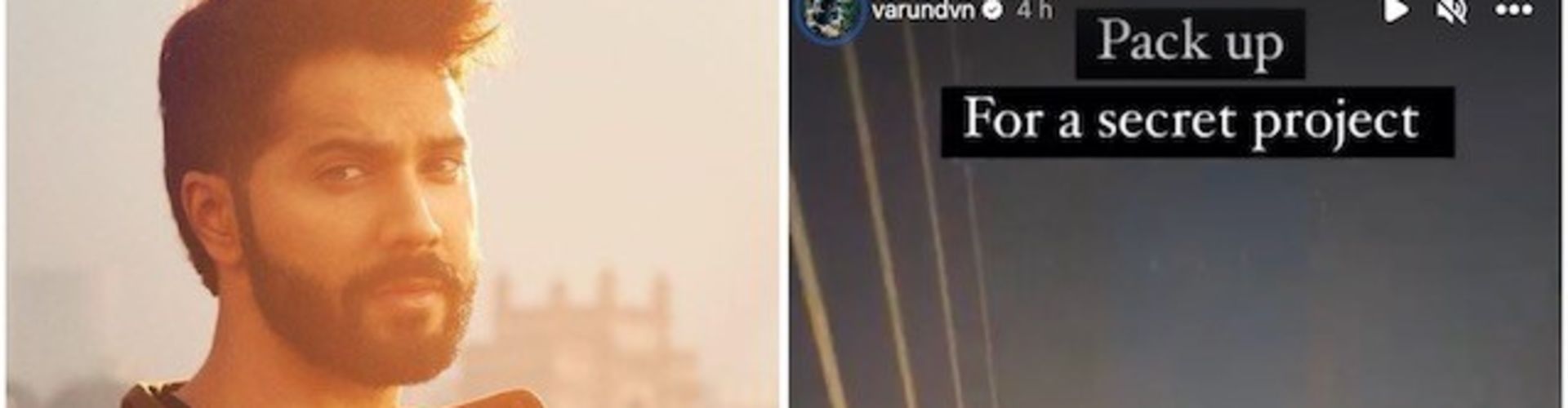 Varun Dhawan Teases Fans About A Secret Project