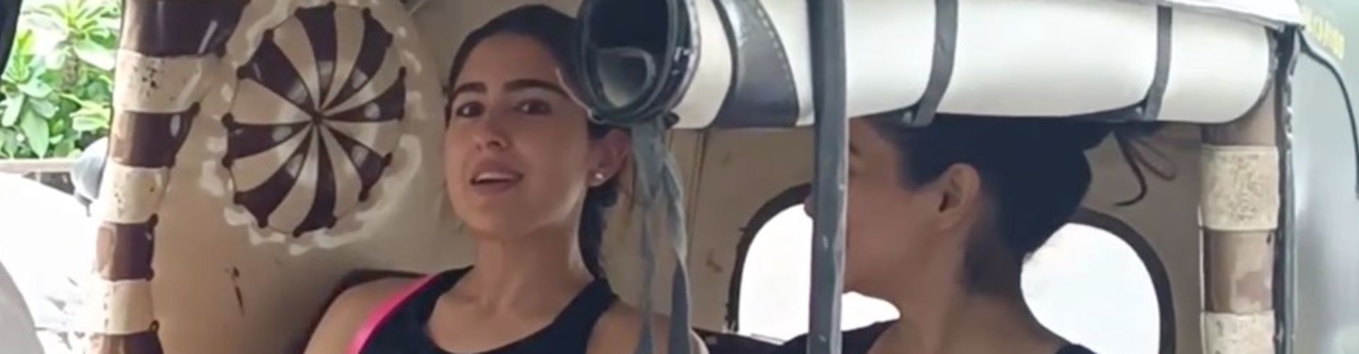 Sara Ali Khan Takes An Auto Ride For Gym Session