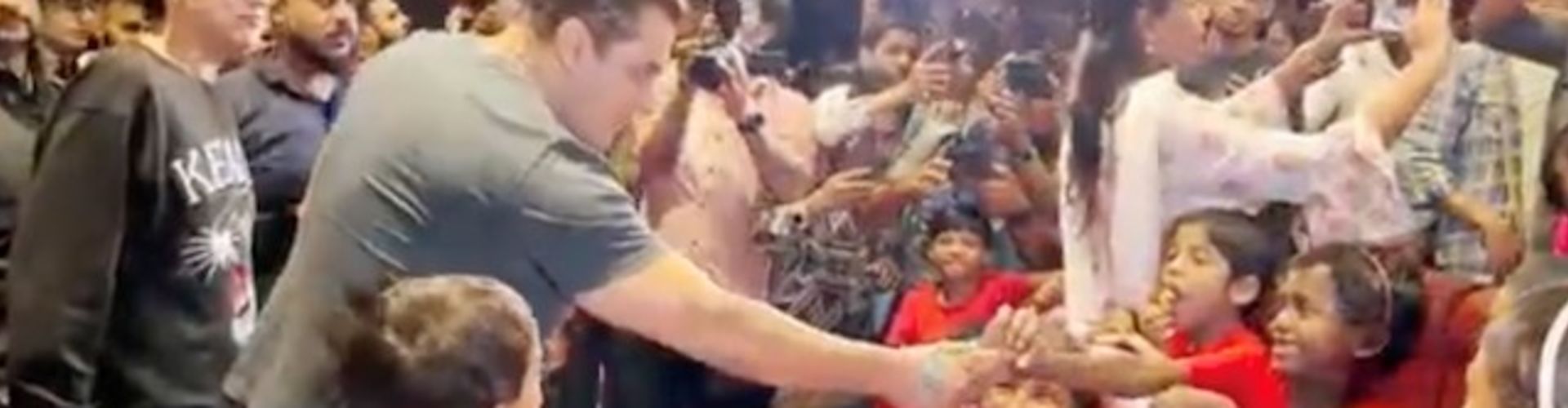 Salman Khan Spreads Joy at Tiger 3 Screening Despite Firecracker Fiasco