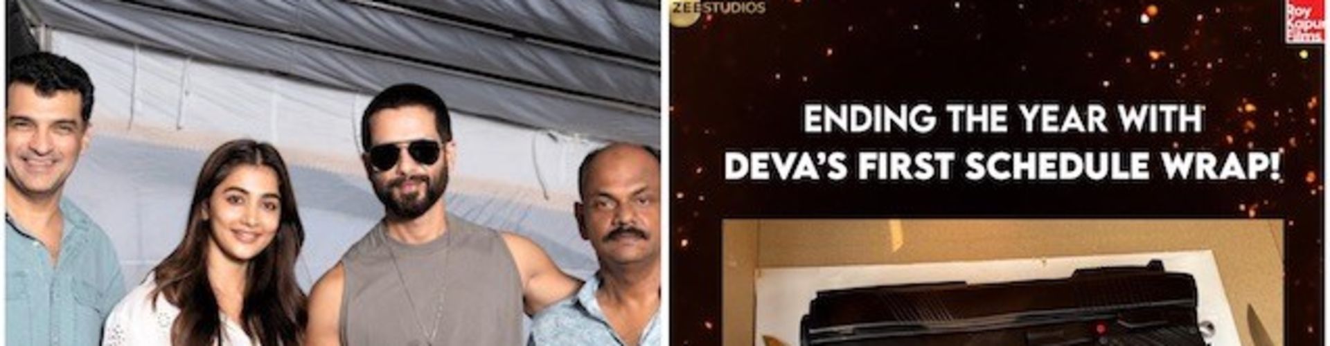 Shahid Kapoor And Pooja Hegde Wraps Deva Schedule