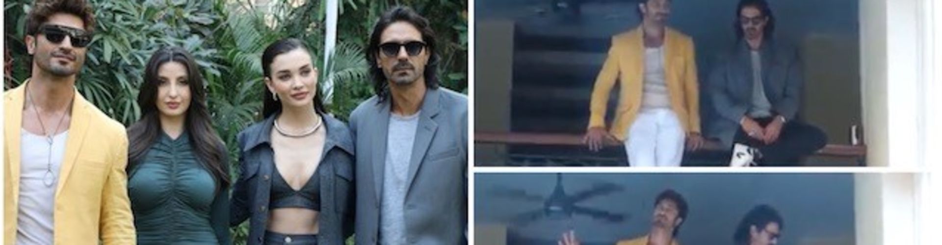 Vidyut Jammwal and Arjun Rampal Climbed On Hotel Balcony