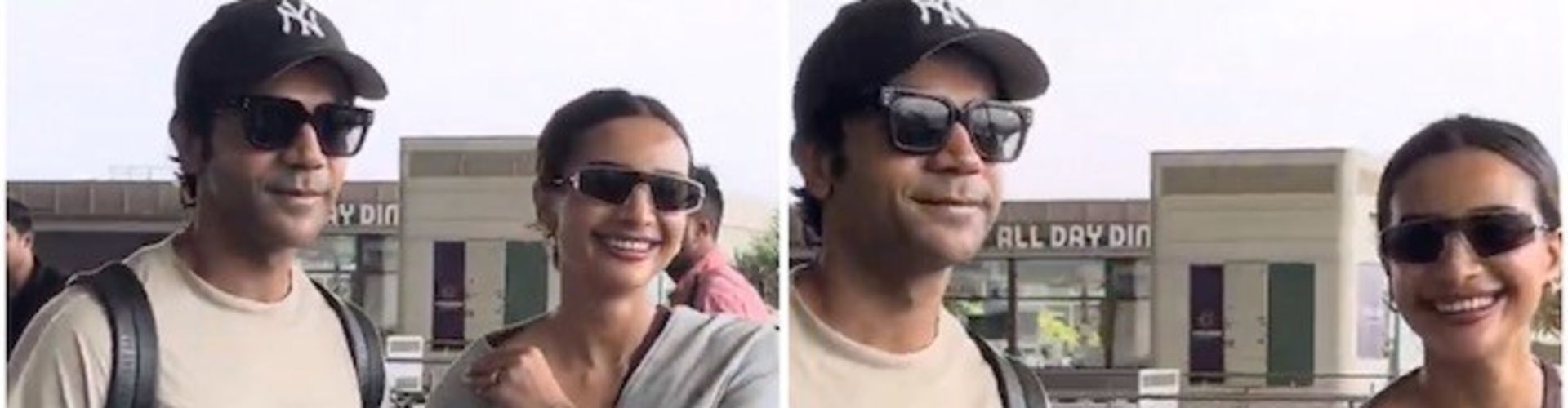 Rajkummar Rao and Patralekhaa's Stylish Airport Look Sets Hearts Racing