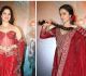 Tamannaah Bhatia and Shraddha Kapoor Shine in Red at 'Aaj Ki Raat' Song Launch