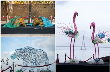 Anant Bhai Ambani’s Vantara Unveils Wildlife Sculptures in Mumbai to Combat Plastic Pollution