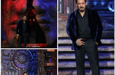 Salman Khan Spotted Shooting for the Premiere Episode of Bigg Boss Season 18