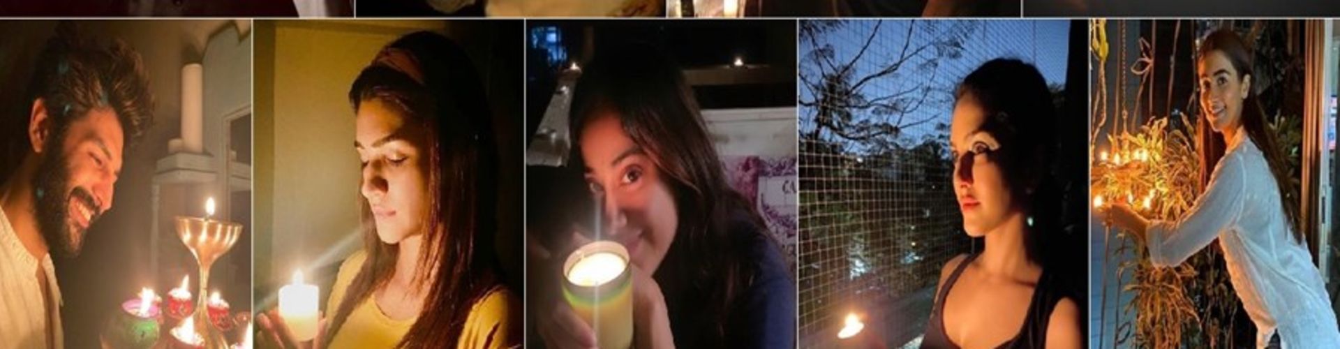 ​Bollywood Stars Joined #9baje9minute PM's Call To Light Diya And Candle