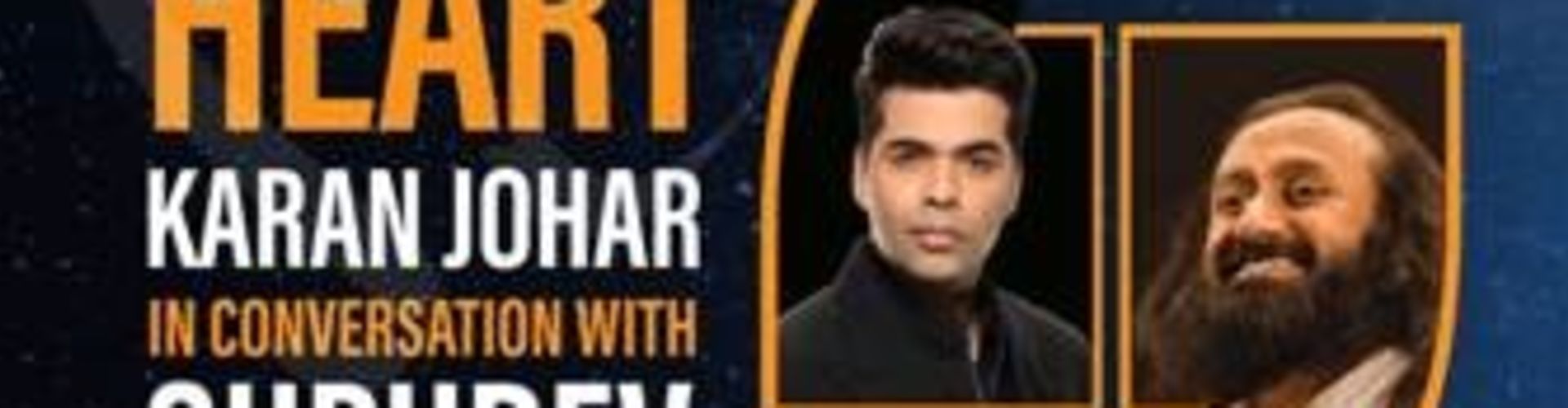 Karan Johar And Sri Sri Ravi Shankar To Host ‘Heart To Heart’ Series