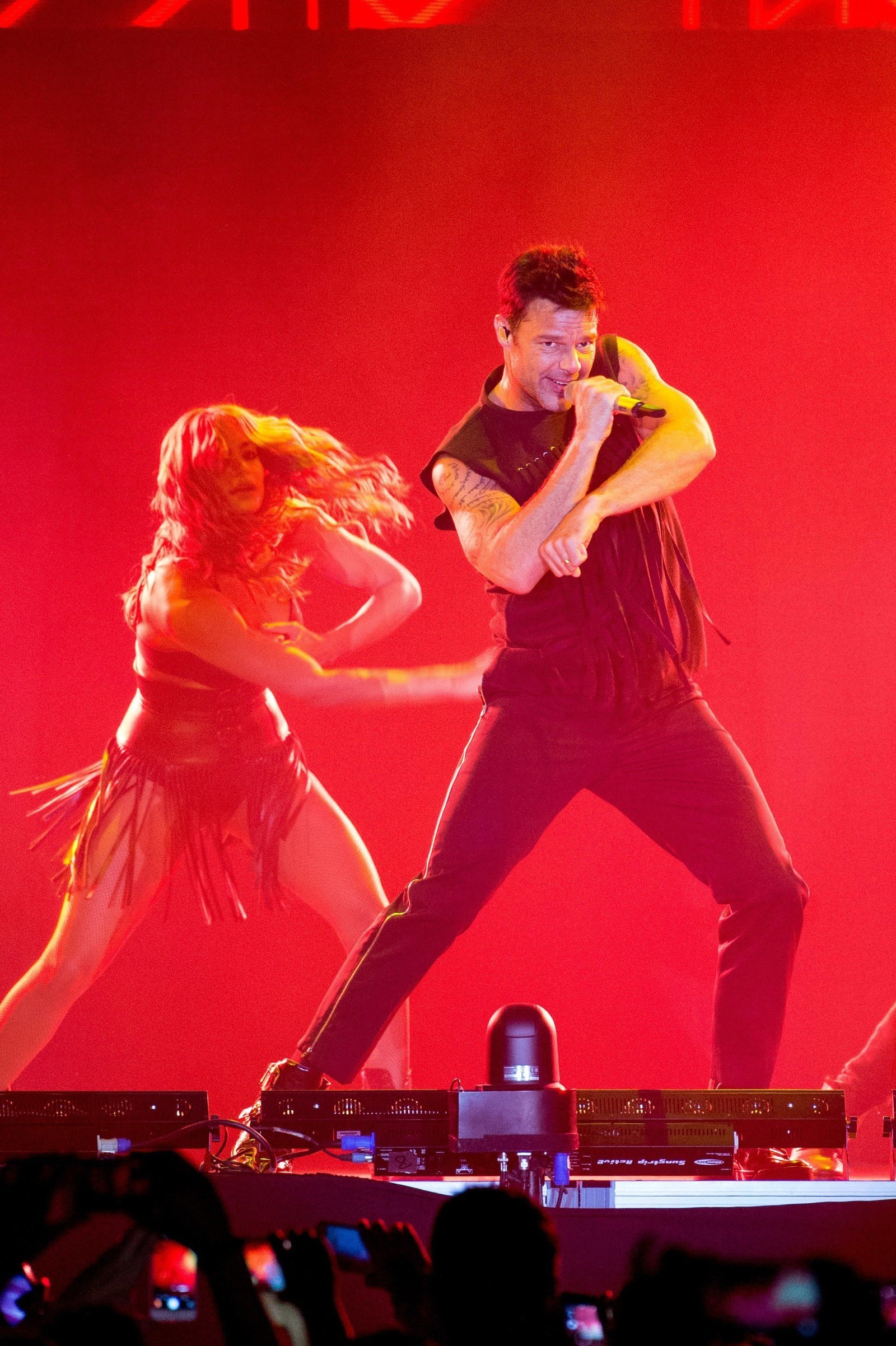 Ricky Martin in concert at Palma Arena